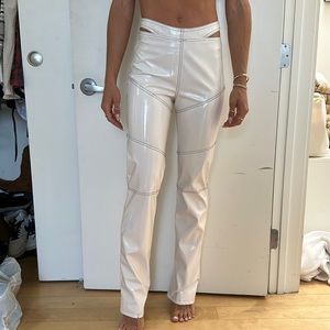 I Am Gia White Pleather Pants